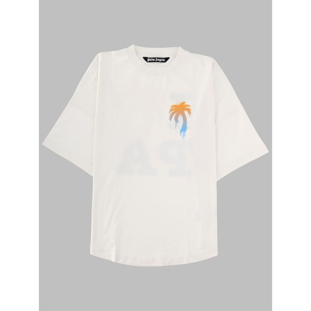 Palm Angels Men T-Shirt In Cotone